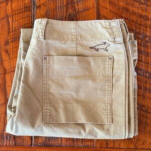 Toad & Company Horny Toad wide leg khaki pants size 8